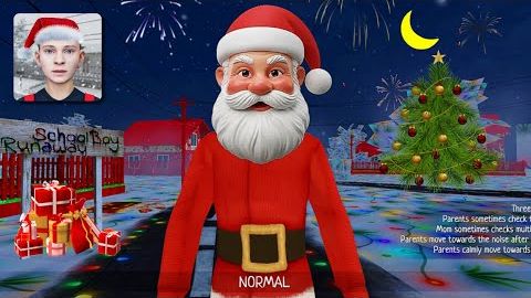 ДЕД МОРОЗ ПРИШЁЛ К СКУЛБОЮ! НОВЫЙ МОД В SCHOOLBOY RUNAWAY!