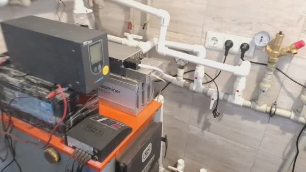 Криптокотел на базе Whatsminer m30s для частного дома