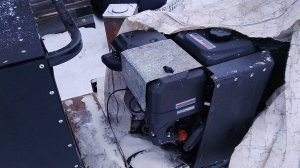 теплый воздух на мотобуксировщик