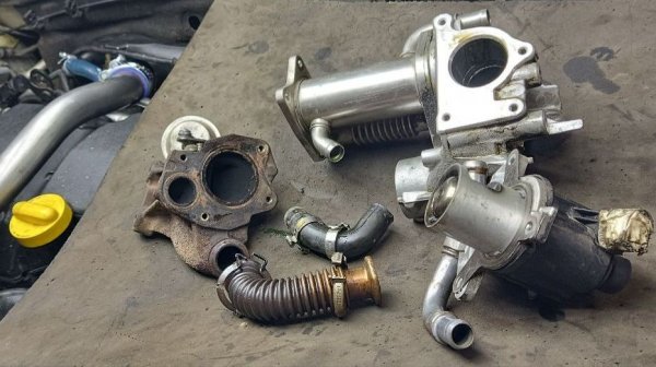 Полное удаление системы ЕГР (Рено дастер дизель) к9к 1.5