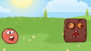 Босс квадрат.Красный шар.Красный шарик.Игра для детей.