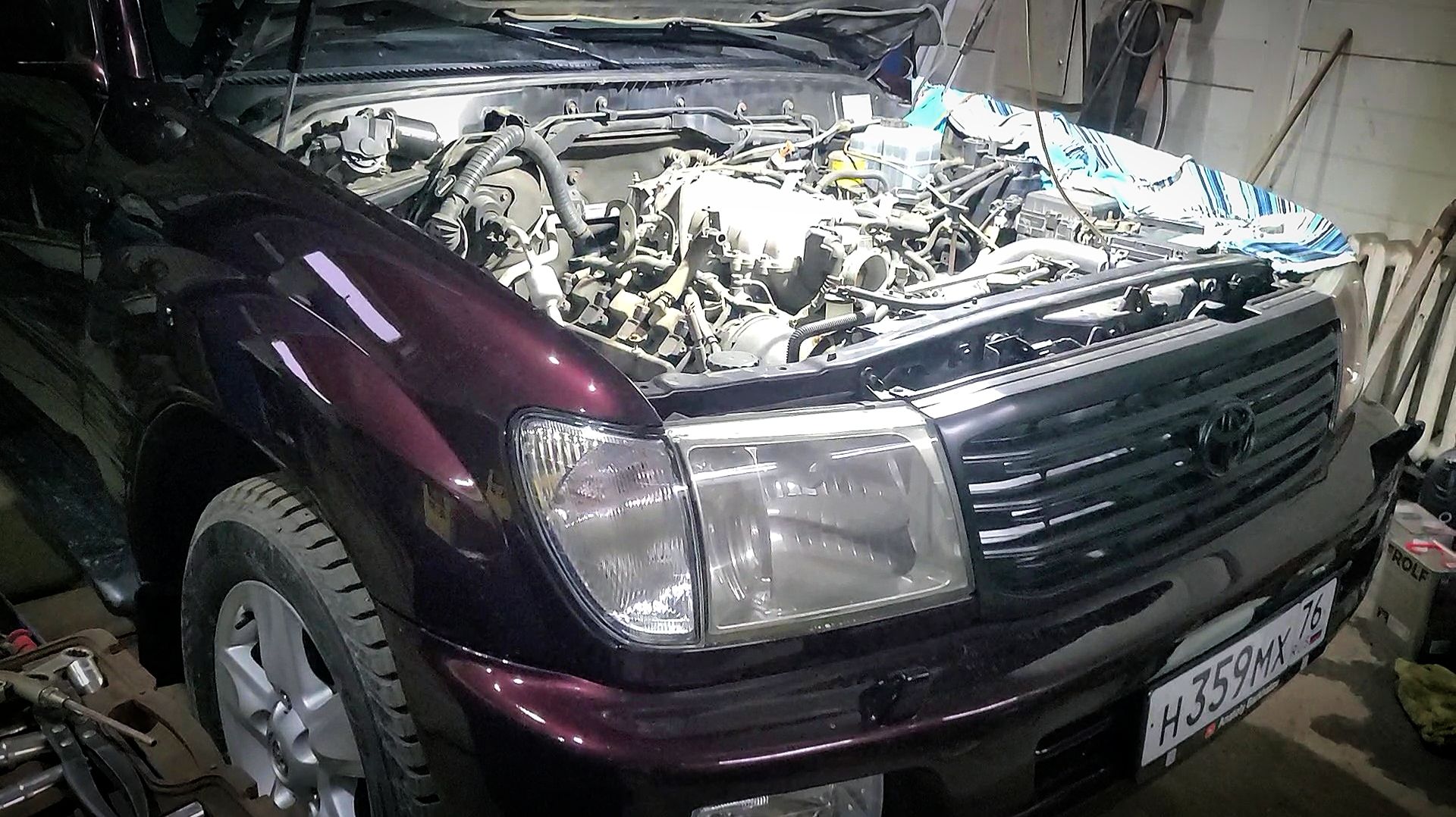 #16 Полное ТО Toyota Land Cruiser 100, ОБСЛУЖИЛИ, СОБРАЛИ МОЖНО ЕЗДИТЬ!!!