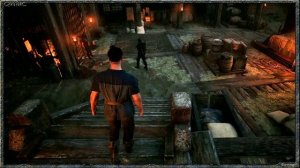 🔴🎥🎞️✂️ 🏰-🏰 🇵🇱 🇺🇸 🇩🇪 🇷🇺 Gothic 1 Remake VS Demake 23-4 Диалог Диего и Уистлера (о руде)