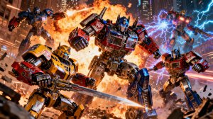 Трансформеры: металлические автоботы в битве! 😱🤖