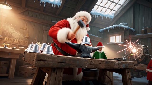 255 🎄 МУЛЬТ: ДЕД МОРОЗ ДЕЛАЕТ НОВОГОДНИЕ ИГРУШКИ! Секреты волшебной мастерской