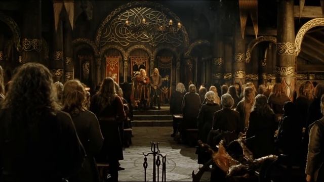 Праздник в Эдорасе. Король Теоден Арагорн Эовин смотреть онлайн