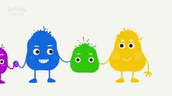 red yellow green blue orange