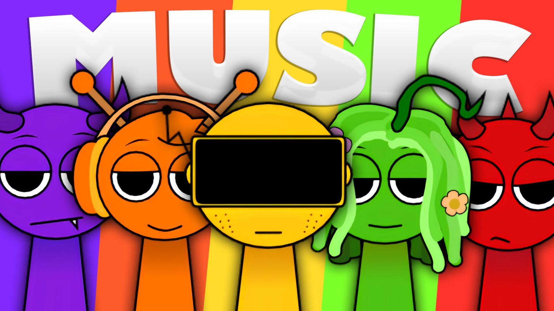 СПРУНКИ РЕТЕЙК: Музыкальный Сборник Всех Персонажей | МУЗЫКА СПРУНКИ