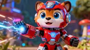 Робот из ОТРЯДА ЗВЕРЕЙ 🦁🐯➡️🤖 Трансформация игрушки!