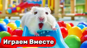 Хомяк попал в ЛАБИРИНТ С ПРЕПЯТСТВИЯМИ 🐹 Выбираемся из лабиринта вместе 🟡
