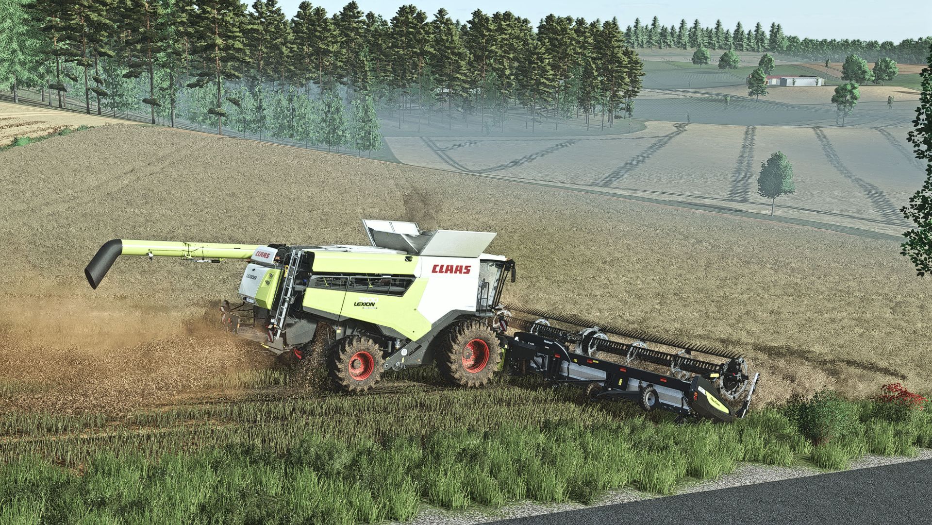Claas Lexion 7600 уборка рапса Farming Simulator 25 Cybuchowo смотреть онлайн