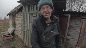 В гостях у отшельника, влог из деревни