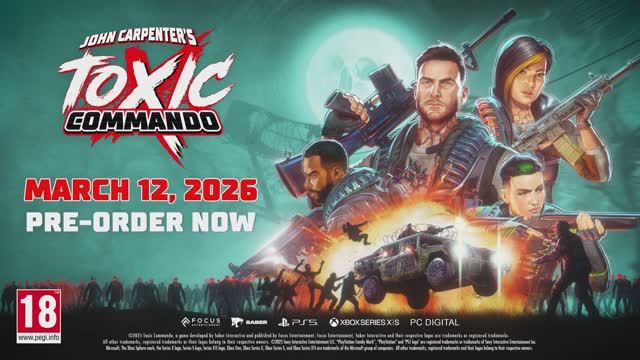 John Carpenter's Toxic Commando - Трейлер с датой релиза смотреть онлайн