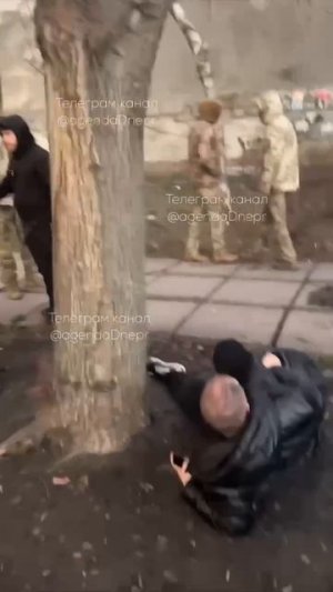 Днепр Местные жители дали отпор людоловам