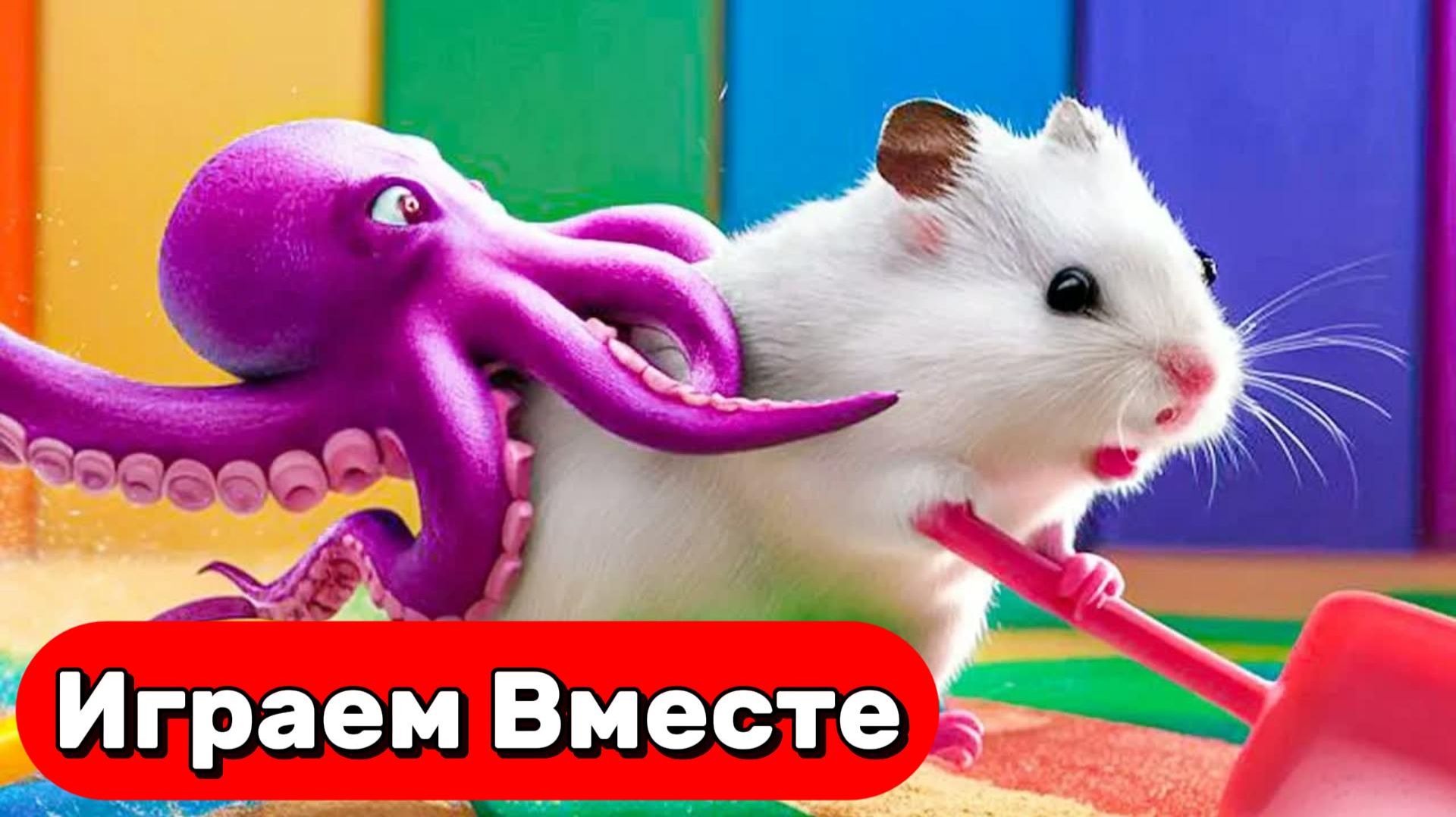 Хомяк попал в ЛАБИРИНТ С ПРЕПЯТСТВИЯМИ 🐹 Выбираемся из лабиринта вместе 🐙