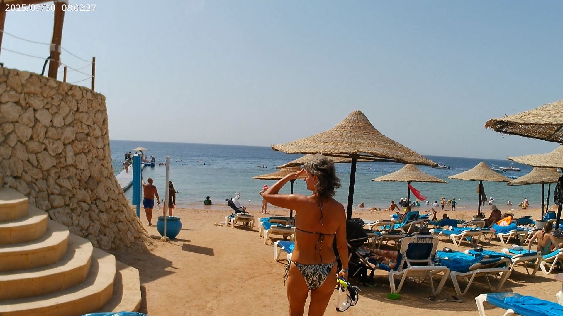 Территория и пляж отеля Island View Resort 5*, Шарм-эш-Шейх, Египет. смотреть онлайн