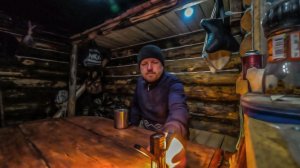 Изба в тайге: весь вечер на морозе и ни одной рыбы. На что меня это сподвигло?