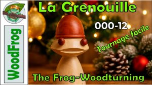 Токарные работы по дереву Лягушка Необычная токарка по дереву для начинающих своими руками №000_12