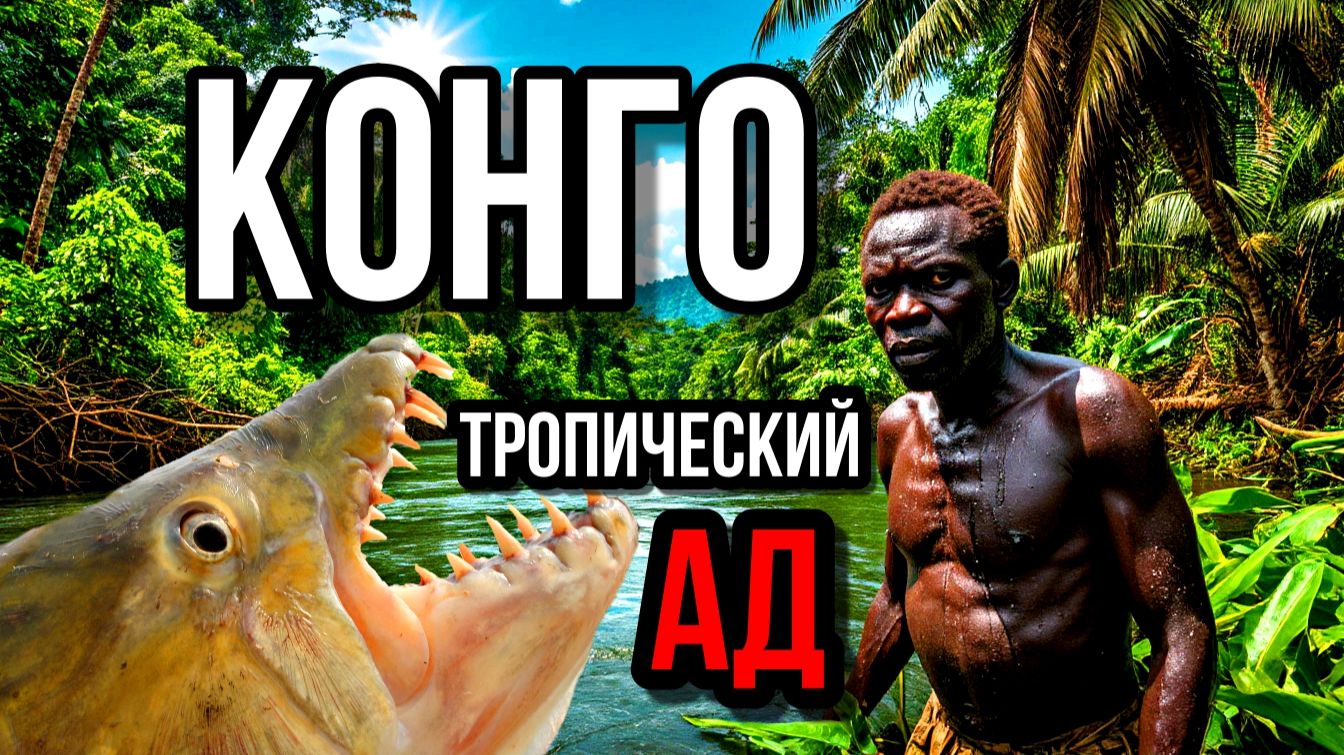КОНГО- Дикая Природа Тропических лесов Африки! смотреть онлайн