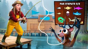 СТАЛА РЫБАКОМ В 99 НОЧЕЙ В ЛЕСУ И ПОЙМАЛА САМУЮ ОГРОМНУЮ РЫБУ РОБЛОКС! КВИНКА СМОТРИТ ОБНОВЛЕНИЕ!