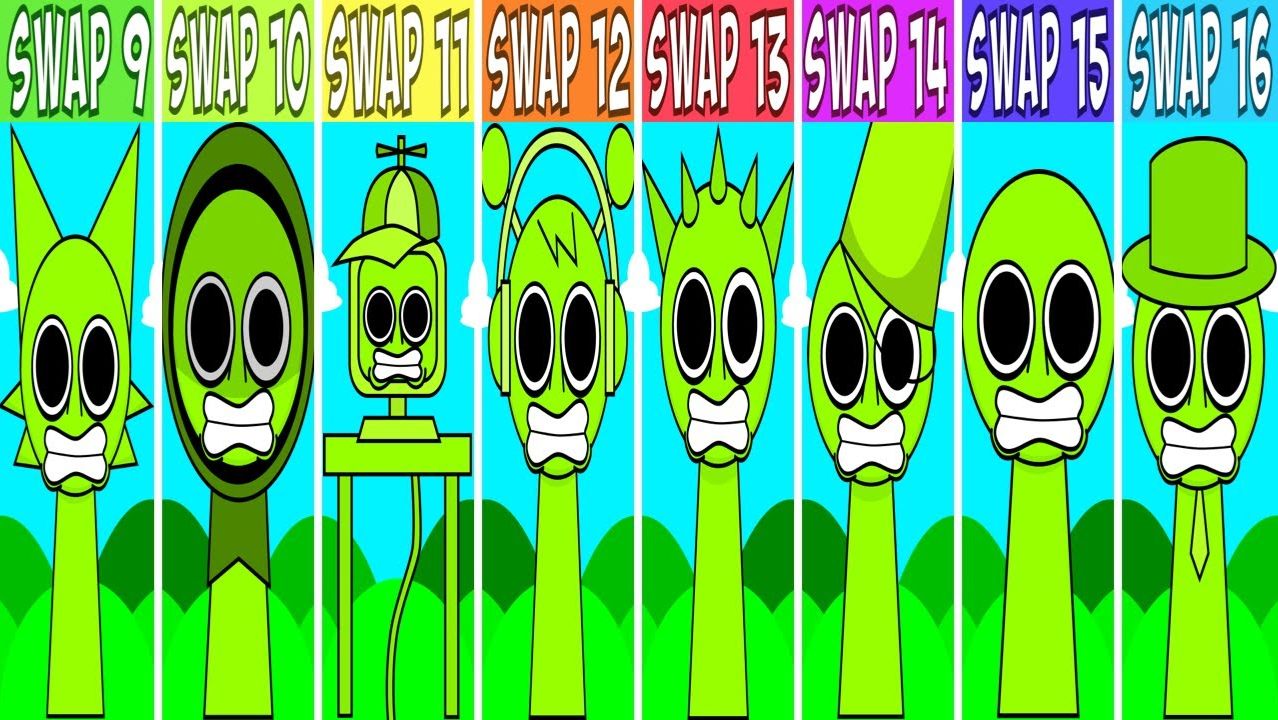 ВСЕ Персонажи Из Sprunki Phase 1 SWAP смотреть онлайн