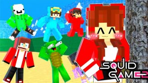 Сестра Джей-Джея присоединяется к ИГРЕ с КАЛЬМАРАМИ вместе с Джей-Джеем и Майки