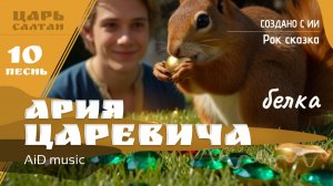 [Царь Салтан] - Песня 10. Ария царевича. Белка [ИИ]