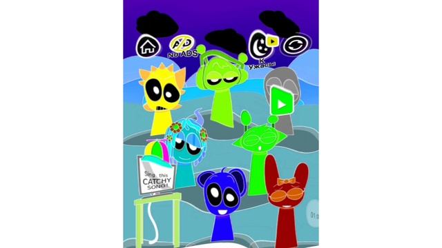 поющие спрунки с эффектами screensaver with effects смотреть онлайн