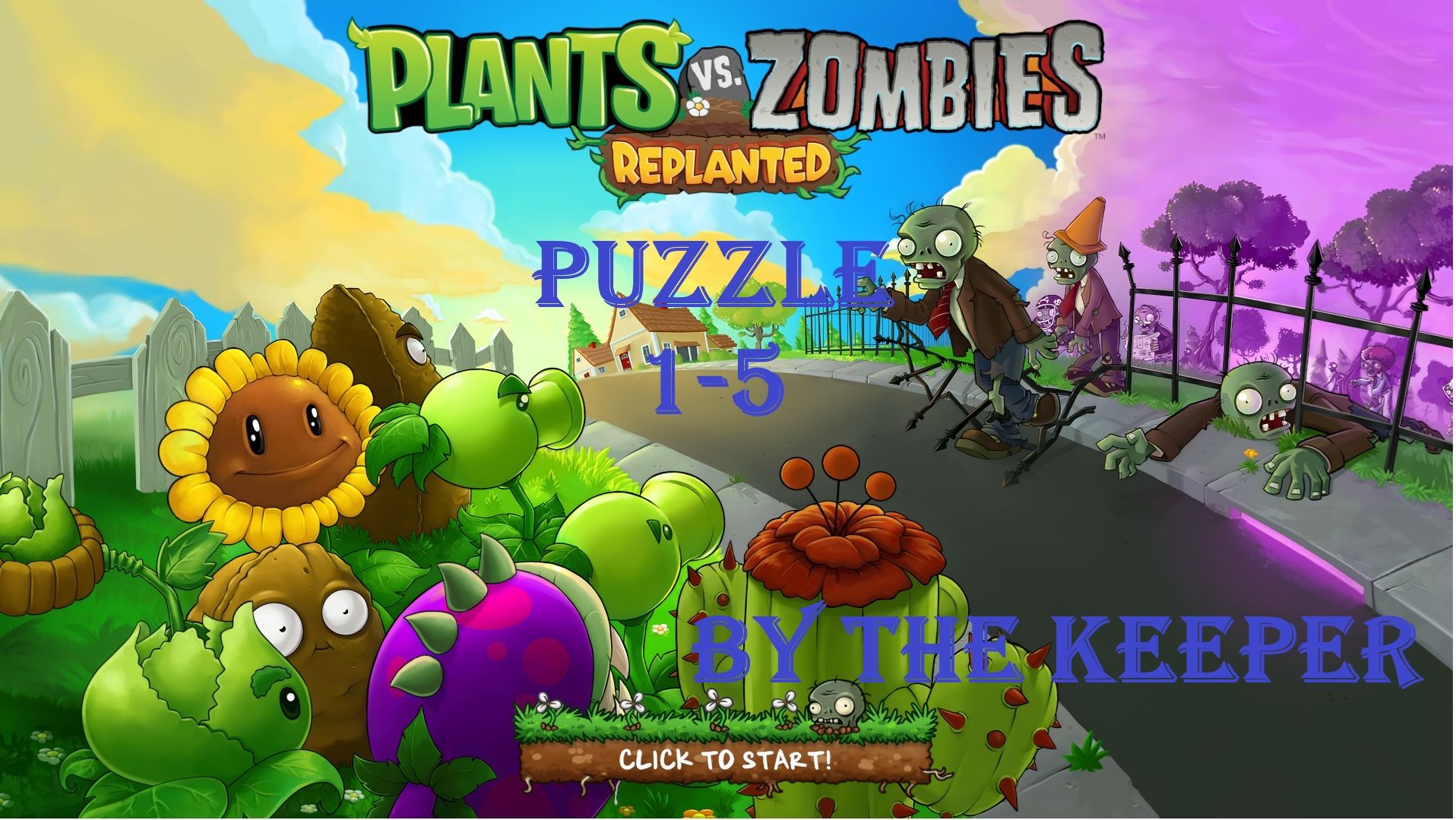 Зомби против растений! Plants vs Zombies: Replanted Puzzle mode с 1 по 5 миссию# Обучение!ПвЗ PvZ смотреть онлайн