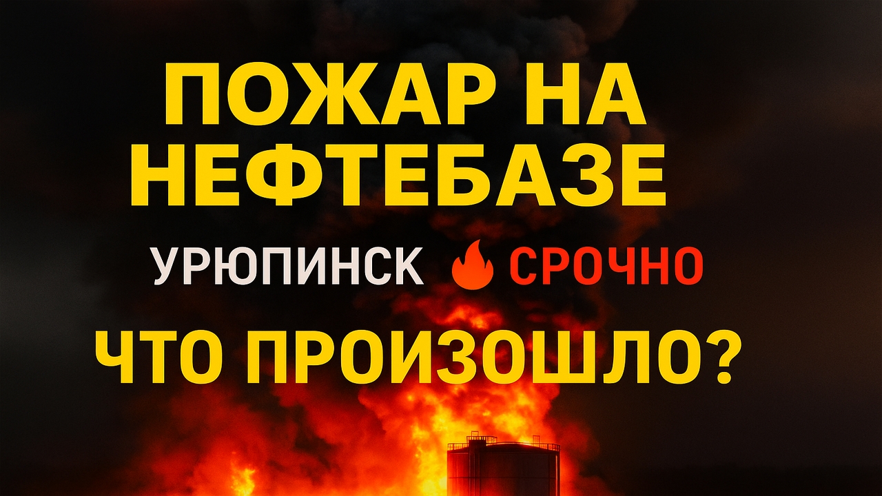 СРОЧНО: Пожар на нефтебазе в Урюпинске — что происходит сейчас смотреть онлайн