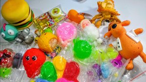 Асмр Распаковка сквишей и антистрессов для вашего удовлетворения 🥰 Таба сквиши лапки 🤗 режу сквиши