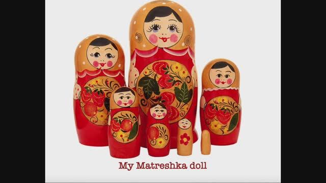 "My Matreshka doll" project,  by 1st grade students