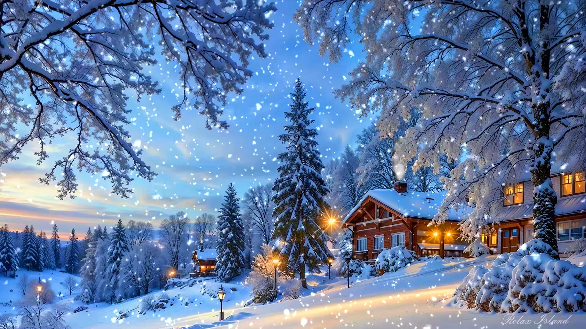 ❄️ ЗИМНЯЯ УСПОКАИВАЮЩАЯ МУЗЫКА ДЛЯ СНА 🎵 МЕДИТАТИВНАЯ РАССЛАБЛЯЮЩАЯ МУЗЫКА ДЛЯ ДУШИ В ЛЕСНОМ ДОМЕ смотреть онлайн