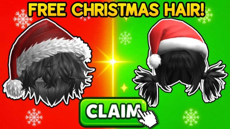 Click For Free UGC Items [CHRISTMAS HAIRS]