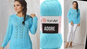 СУПЕР НОВИНКА👍 ВЯЖЕТСЯ НА ОДНОМ ДЫХАНИИ💎🔥 КРАСИВЕЙШИЙ ПУЛОВЕР СПИЦАМИ.