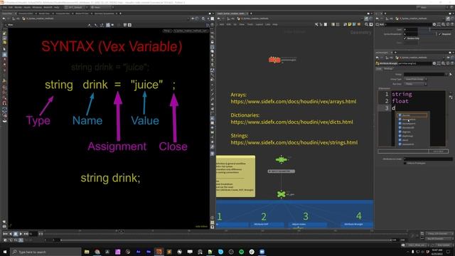 Chapter 11 - Syntax - 3. VEX Attributes and Variables смотреть онлайн