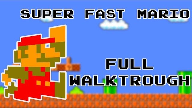 NES - Super Fast Mario Bros (Fast Full Walktrough)