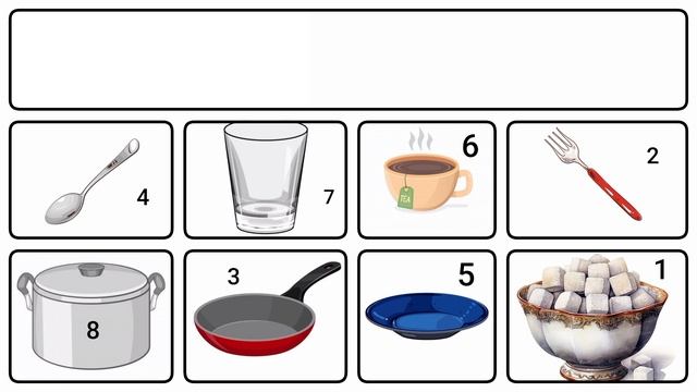 Найди названия посуды (чтение) смотреть онлайн