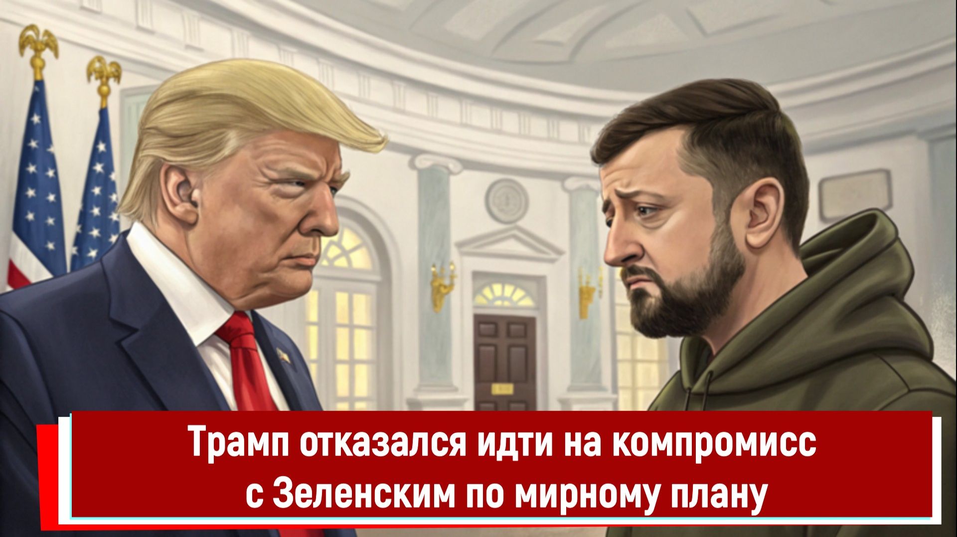 Трамп отказался идти на компромисс с Зеленским по мирному плану смотреть онлайн