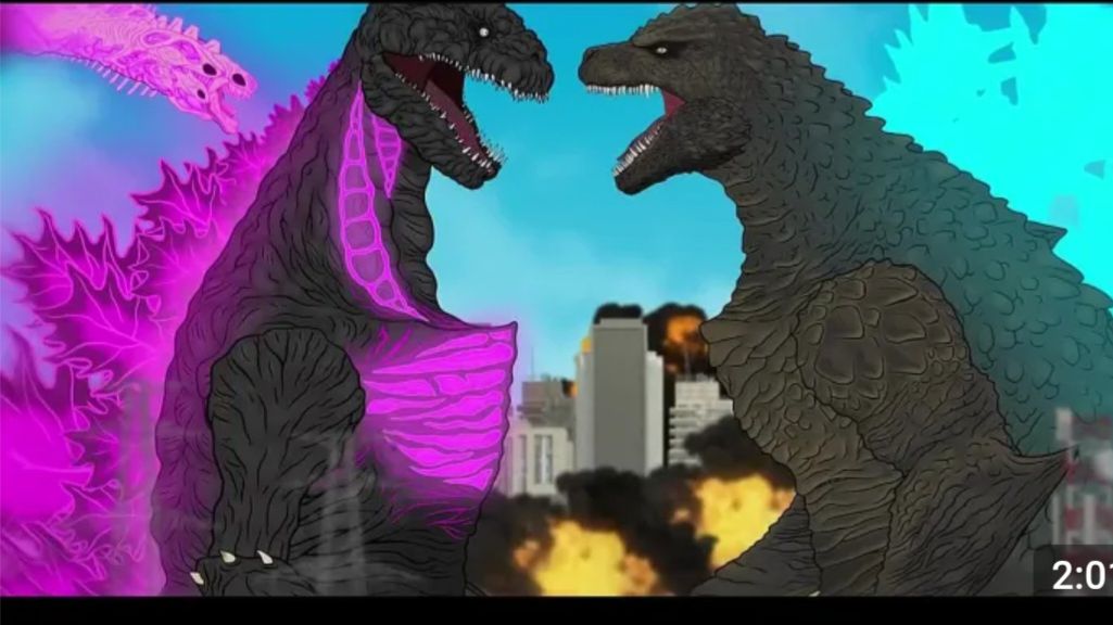 Шин Годзилла VS Годзилла-1(1 часть) эпичная битва смотреть онлайн