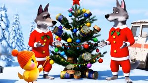 Новогодняя Песенка для Детей: Загадки про Животных | Цыплёнок Чик-Чик