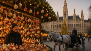 ⭐ Дрезден прогулка по городу | Путешествие по Европе | Рождественская ярмарка Striezelmarkt 4K