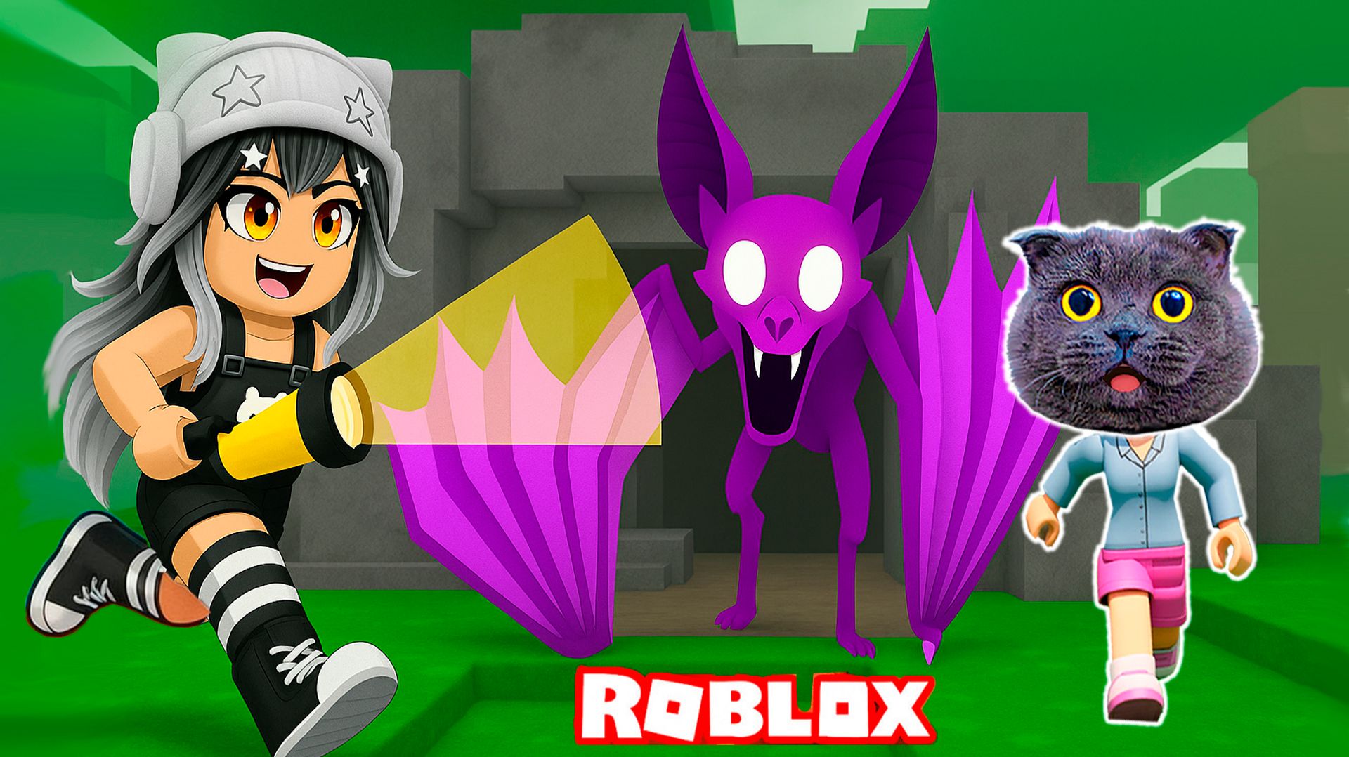 Охота на летучую мышь в 99 ночей в лесу в Роблокс. 99 Nights in the Forest в Roblox