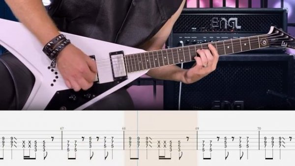 Scorpions - Rock You Like a Hurricane Cover (Табулатура) Guitar Tutorial TABS