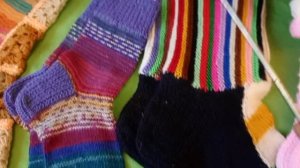 Годовой итог вСП"Носочная коробочка 5"с Еленой Велиной.Видео автора.В. Волкова.18 пар.