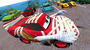 МАШИНКИ МАКВИН летят с РАМПЫ — и сразу РАЗЛЕТАЮТСЯ на куски. МУЛЬТИКИ ПРО МАШИНКИ.