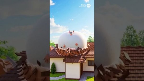 сборник видео роликов про Бубу, которые сгенерированы в Sora 2 (без матов)