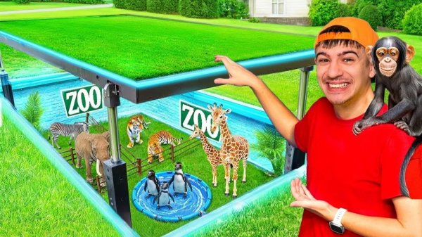 Я построил СЕКРЕТНЫЙ зоопарк!