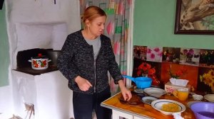 Жизнь в деревне. Готовлю суп на печи с дымком