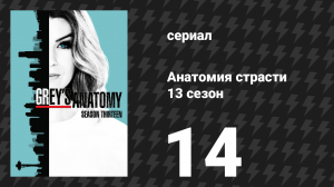 Анатомия страсти 13 сезон 14 серия (сериал, 2013)